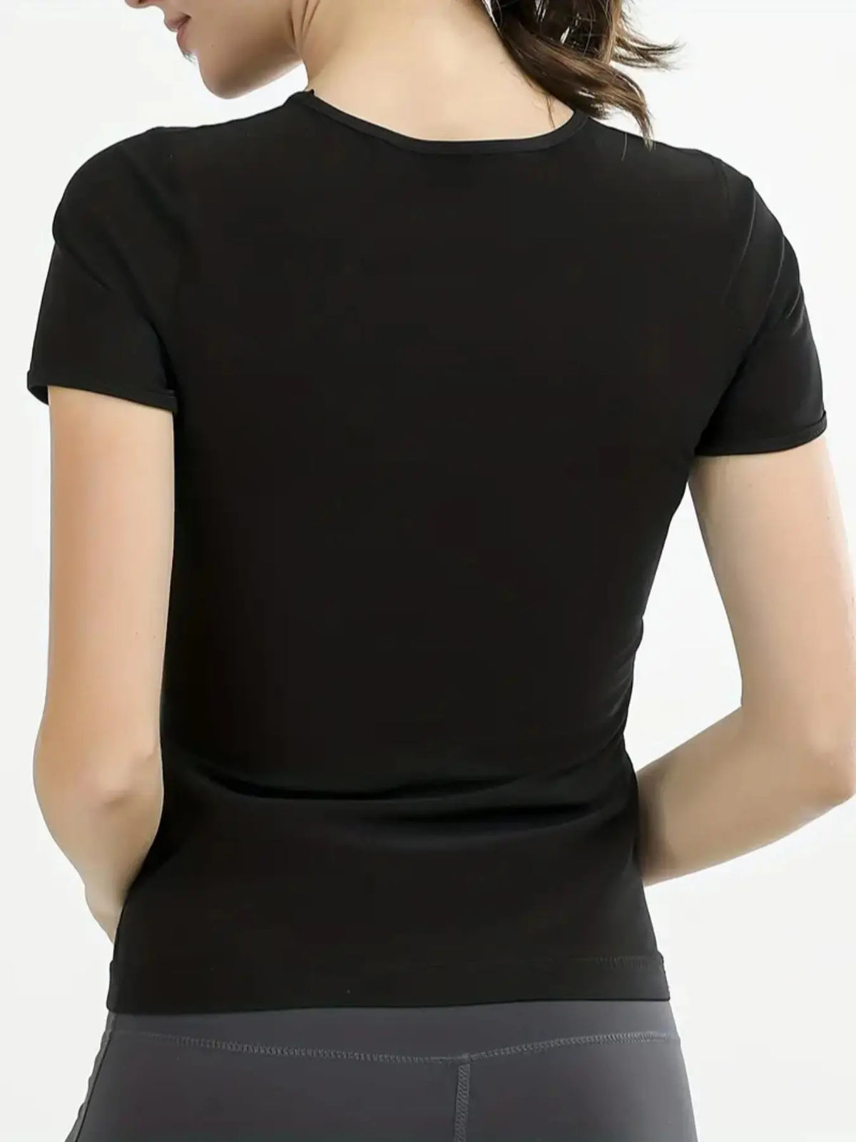 Tight Fit Sauna Sweat Workout Top