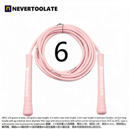 NeverTooLate™ ProSpeed Jump Rope – Lightweight, Durable &amp; Fast